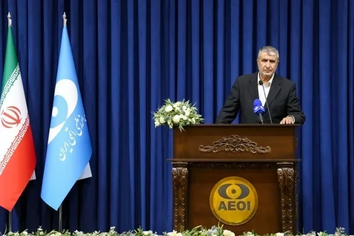 Người đứng đầu Tổ chức Năng lượng Nguyên tử Iran (AEOI) Mohammad Eslami. (Ảnh: IRNA/TTXVN) Eslami.jpg