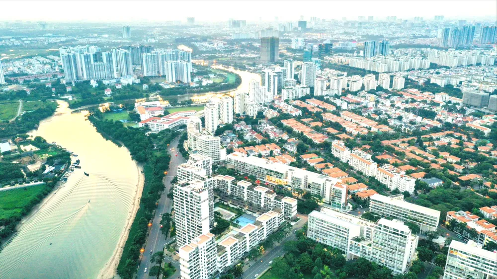 Khu đô thị Phú Mỹ Hưng, TPHCM sẽ được tiếp tục mở rộng về phía Nam. Ảnh: HOÀNG HÙNG bài-về quy hoạc.jpg
