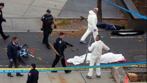 Eight dead in suspected terrorist truck attack on Manhattan bike path ảnh 2 Eight dead in suspected terrorist truck attack on Manhattan bike path ảnh 2
