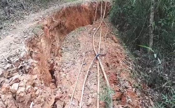 Nghe An: 5 households moved due to landslide