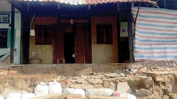 Landslides occur in Hau Giang’s localities