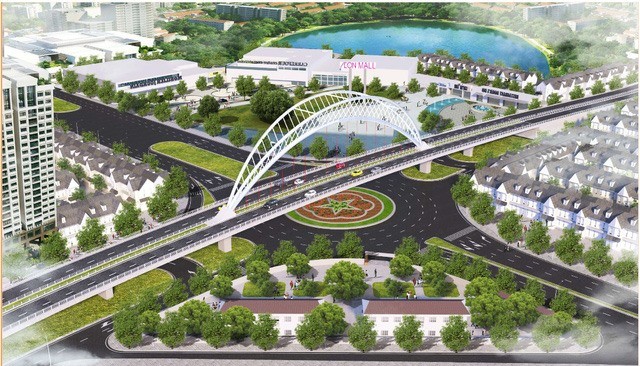 Design of Nguyen Van Linh flyover