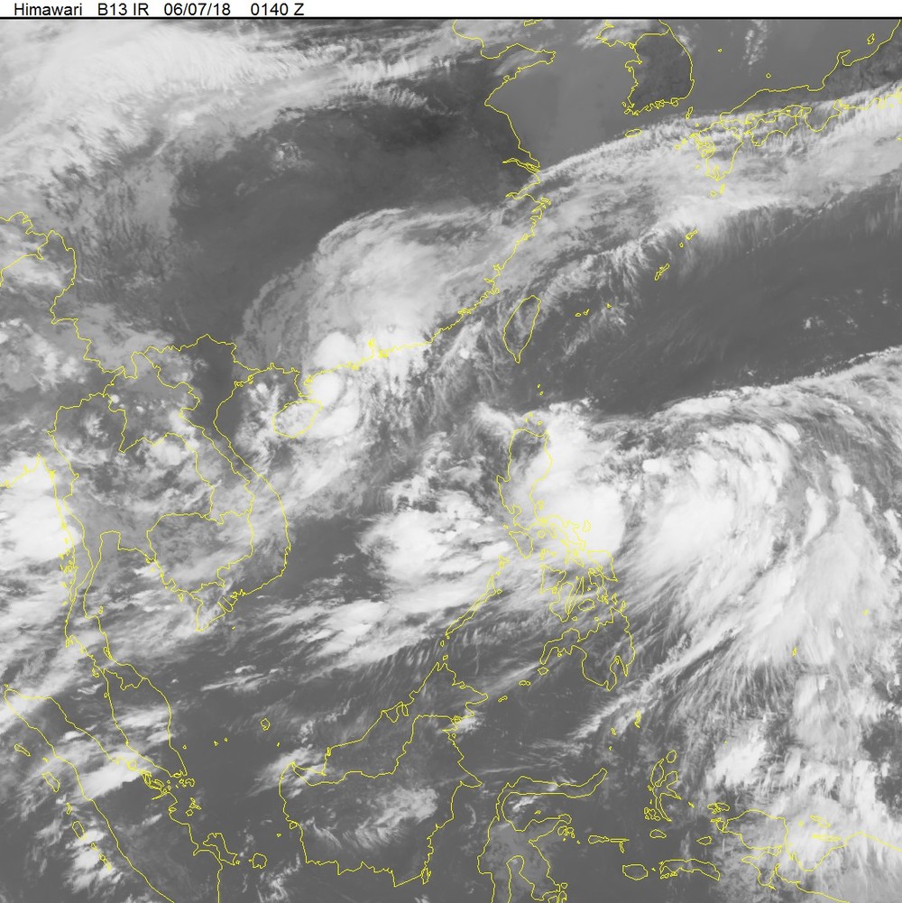 The 2nd storm is forecast to be weaken into tropical low pressure by June 6