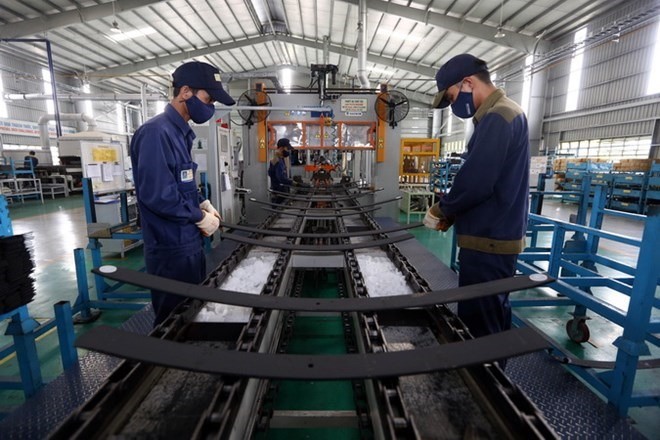 Việt Nam maintained its lead in the ASEAN PMI rankings. - Photo VNA