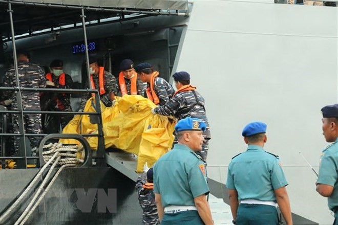 Objects found during the search for Lion Air's Boeing 737 MAX 8 jet (Photo: VNA)