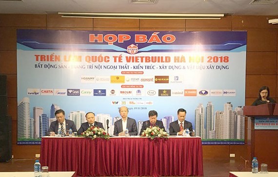 At a press meeting