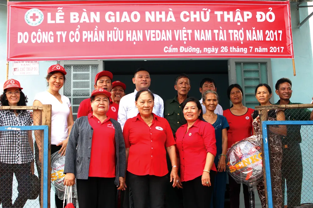 Vedan Việt Nam tặng 5 căn nhà chữ thập đỏ cho hộ nghèo huyện Long Thành, Đồng Nai ảnh 2 Vedan Việt Nam tặng 5 căn nhà chữ thập đỏ cho hộ nghèo huyện Long Thành, Đồng Nai ảnh 2