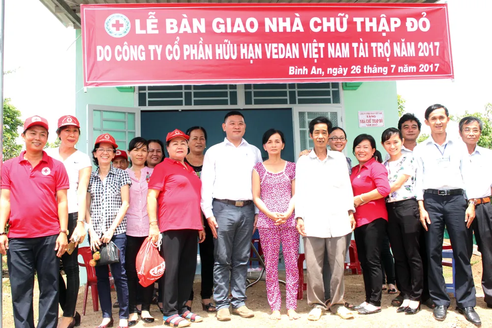 Vedan Việt Nam tặng 5 căn nhà chữ thập đỏ cho hộ nghèo huyện Long Thành, Đồng Nai ảnh 4 Vedan Việt Nam tặng 5 căn nhà chữ thập đỏ cho hộ nghèo huyện Long Thành, Đồng Nai ảnh 4