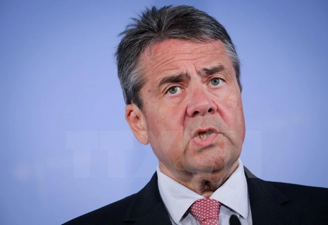 Ngoại trưởng Đức Sigmar Gabriel. Ảnh TTXVN