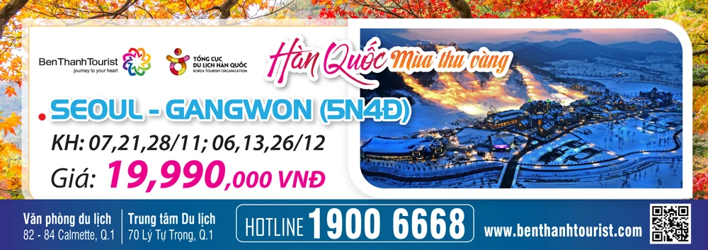 5 điểm đến đẹp như mơ của Gangwon