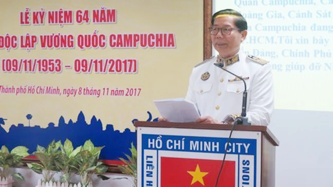 Ông Im Heng, Tổng Lãnh sự Vương quốc Campuchia tại TPHCM. Ảnh: VOH 