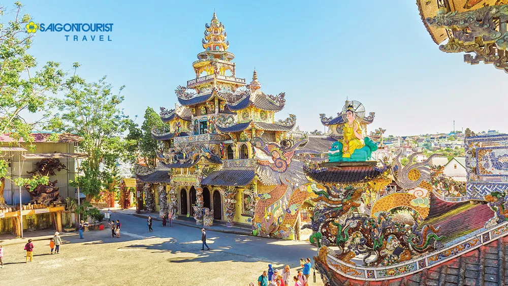 Du lịch và tham quan chùa tại Đà Lạt với Saigontourist