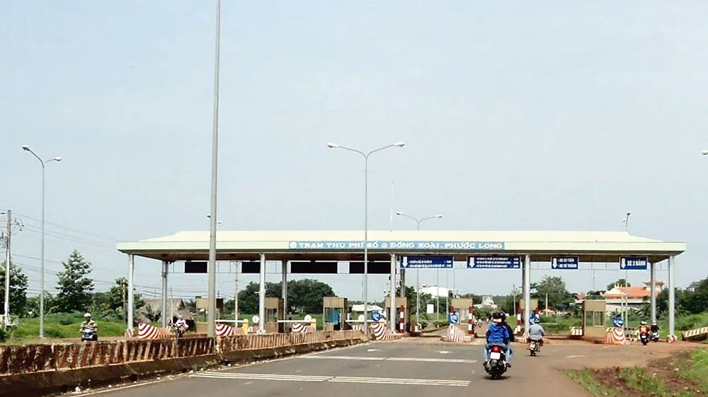Trạm thu phí BOT đoạn Đồng Xoài - Phước Long
