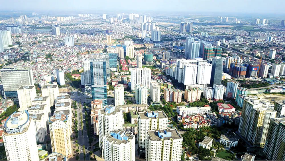 Một góc khu vực nội đô Hà Nội. Ảnh: PHẠM HÙNG