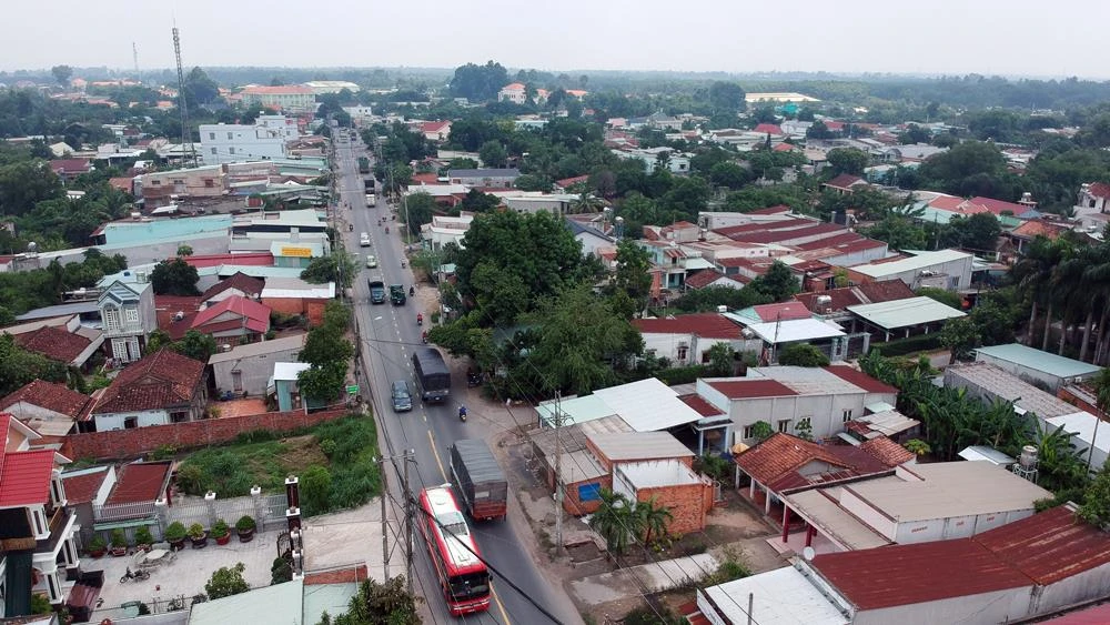 Tỉnh lộ 8, huyện Củ Chi, TPHCM. Ảnh: CAO THĂNG