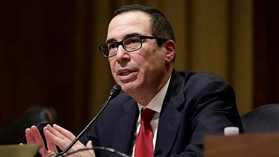 Bộ trưởng Tài chính Mỹ Steven Mnuchin. Ảnh: Reuters