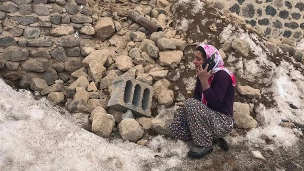 Trận động đất mạnh 5,7 độ xảy ra ở khu vực biên giới Iran - Thổ Nhĩ Kỳ. Nguồn: Getty Images