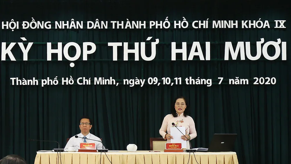 Bế mạc kỳ họp thứ 20 HĐND TPHCM khóa IX: Kỷ cương, trách nhiệm và sáng tạo để hoàn thành nhiệm vụ ảnh 3 Bế mạc kỳ họp thứ 20 HĐND TPHCM khóa IX: Kỷ cương, trách nhiệm và sáng tạo để hoàn thành nhiệm vụ ảnh 3