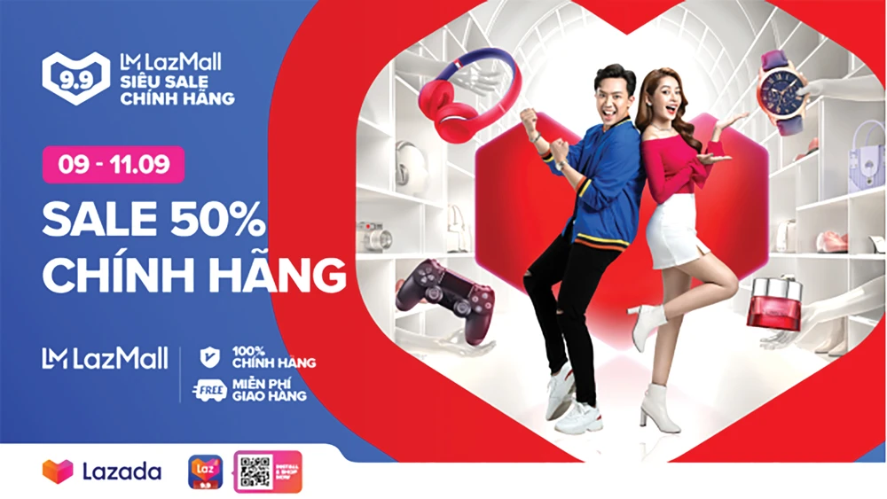 Giao diện và tính năng mới của LazMall trước Lễ hội mua sắm 9-9