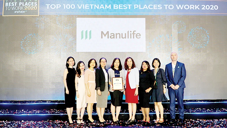 Manulife Việt Nam là nơi làm việc tốt nhất ngành bảo hiểm