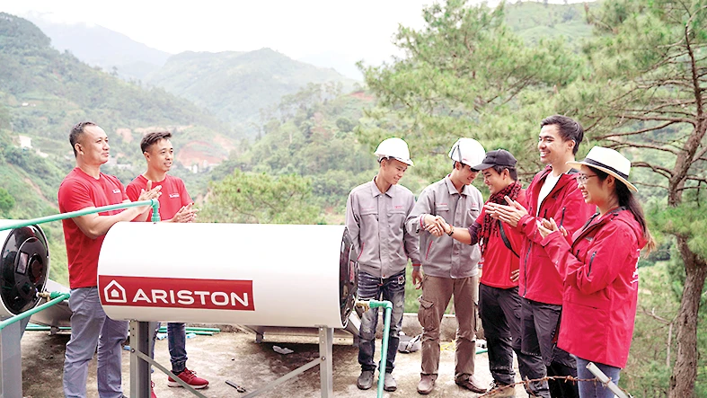 Ariston mang sự ấm áp tới Hà Giang 