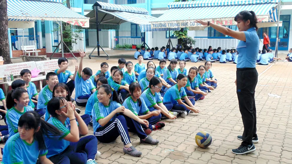 Một giờ lên lớp của giáo viên Trường THCS Bình Tây (quận 6)