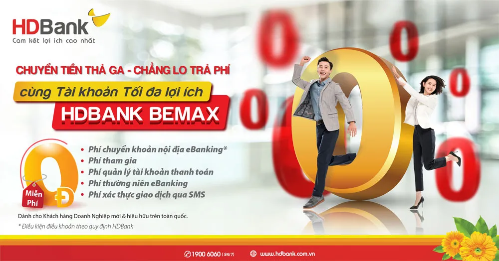 HDBank tiếp tục miễn nhiều loại phí giao dịch trực tuyến với BeMax ảnh 2 HDBank tiếp tục miễn nhiều loại phí giao dịch trực tuyến với BeMax ảnh 2