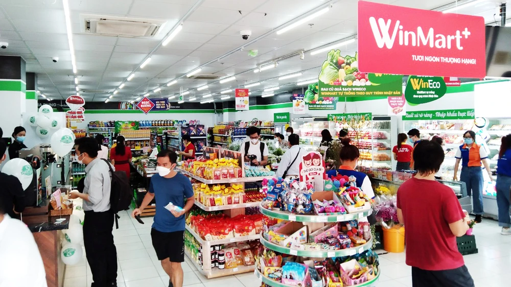 Cửa hàng WinMart+ theo mô hình mini mall