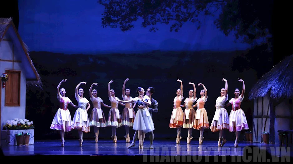 Cảnh trong vở ballet Giselle của HBSO. Ảnh: Thanhuytphcm