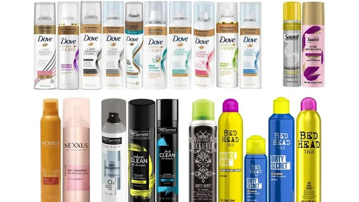 Các sản phẩm dầu gội khô dạng xịt thuộc Tập đoàn Unilever bị thu hồi do nghi ngờ có chứa benzen. Ảnh: FDA