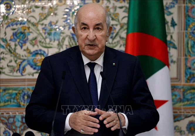 Tổng thống Algeria Abdelmadjid Tebboune. Ảnh: TTXVN