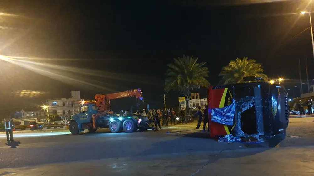 Hiện trường vụ tai nạn