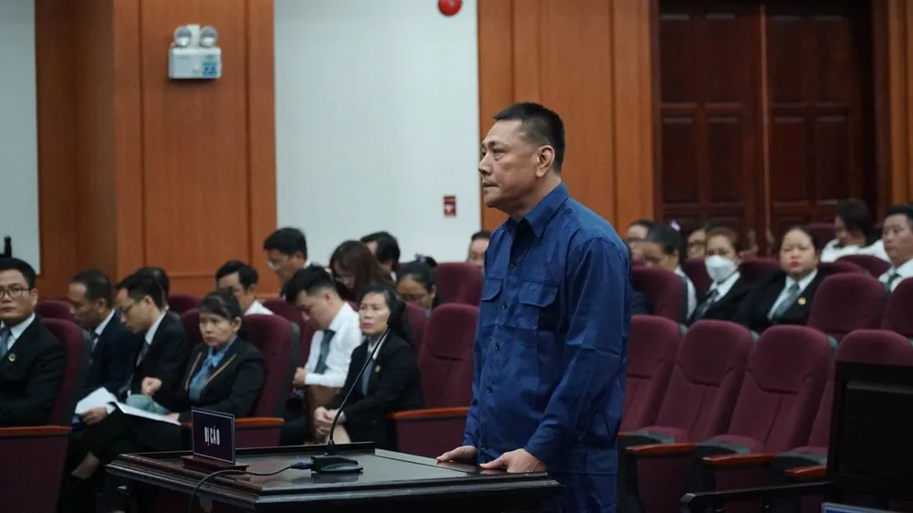 Bị cáo Đào Ngọc Viễn tại tòa