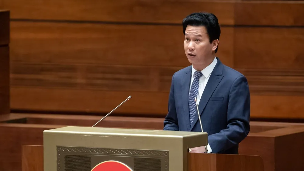 Bộ trưởng Bộ TN-MT Đặng Quốc Khánh. Ảnh: QUANG PHÚC