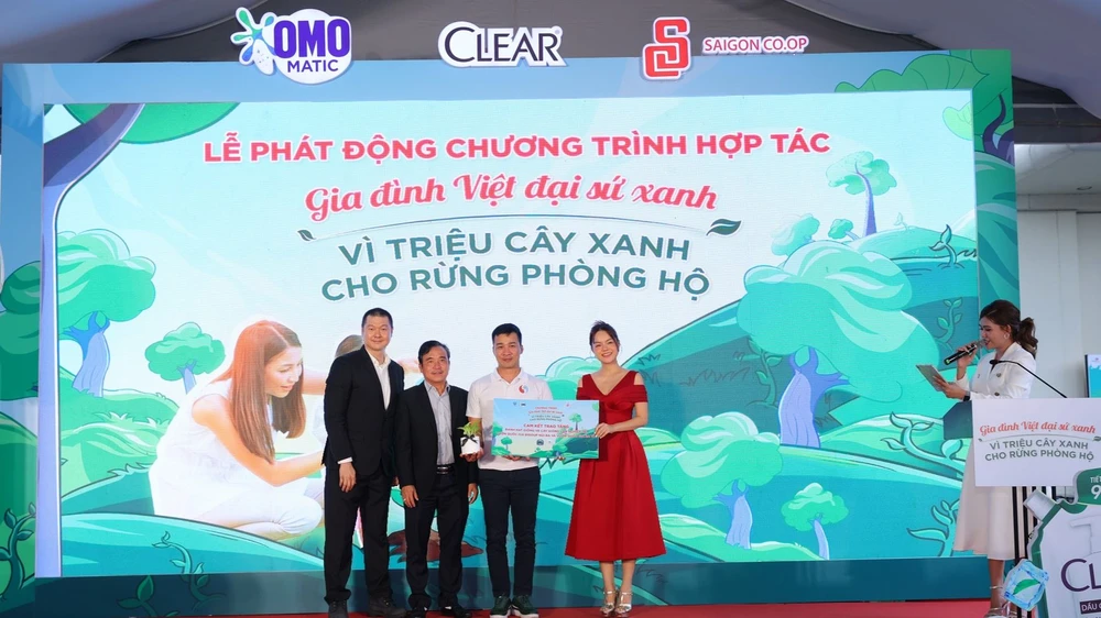 OMO hợp tác Saigon Co.op phát động chương trình trồng cây xanh cho rừng phòng hộ