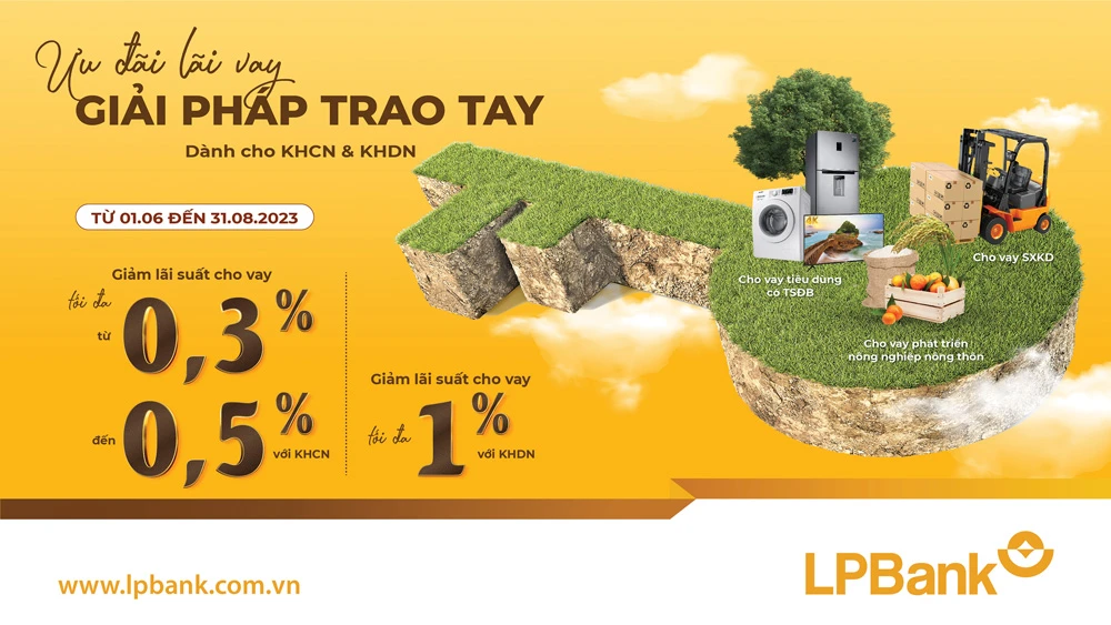 LPBank mạnh tay giảm lãi suất