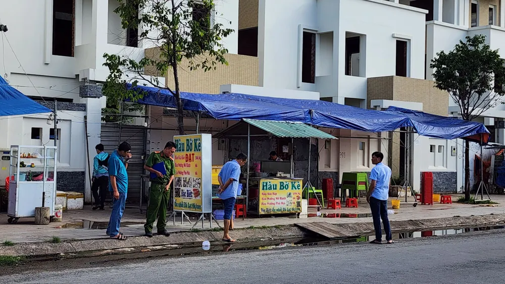 Cơ quan chức năng khám nghiệm hiện trường