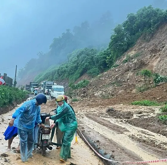 Một vụ sạt lở sáng 28-9