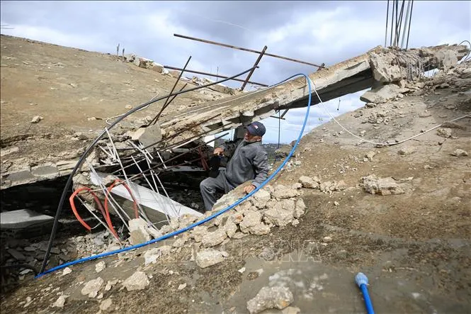 Cảnh đổ nát sau cuộc không kích của Israel tại Al-Jabayn, Liban, ngày 20-11. Ảnh: TTXVN Cảnh đổ nát sau cuộc không kích của Israel tại Al-Jabayn, Liban, ngày 20-11. Ảnh: TTXVN