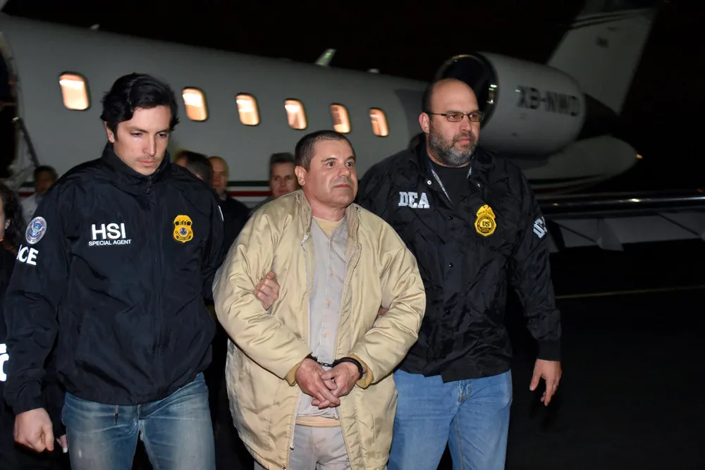 Phiên tòa khổng lồ xử trùm ma túy "El Chapo" Guzman ở Mỹ ảnh 1 Phiên tòa khổng lồ xử trùm ma túy "El Chapo" Guzman ở Mỹ ảnh 1