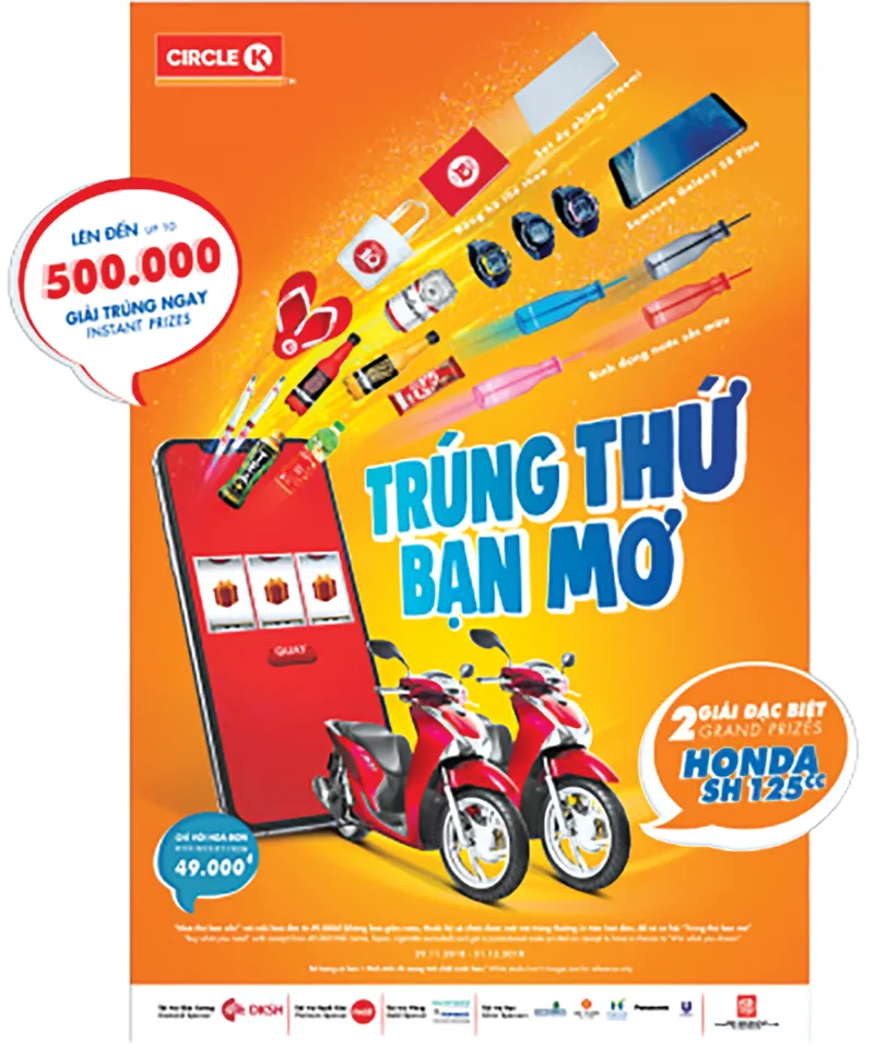 Cùng Circle K Việt Nam “Mua thứ bạn cần, Trúng thứ bạn mơ” ảnh 1 Cùng Circle K Việt Nam “Mua thứ bạn cần, Trúng thứ bạn mơ” ảnh 1