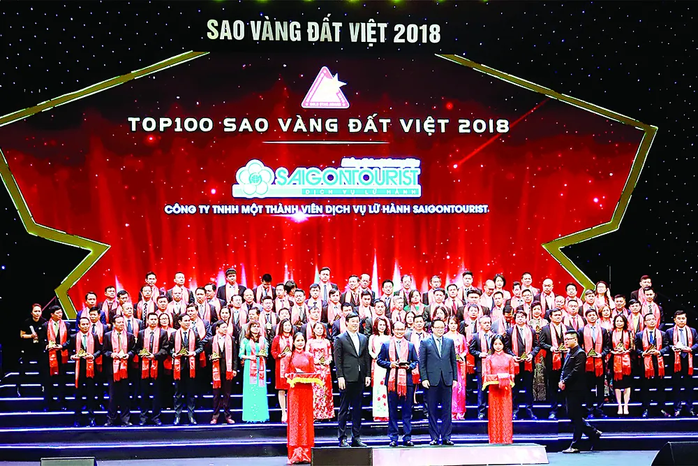 Tự hào tiếp tục được trao tặng Thương hiệu Quốc gia và Giải thưởng Sao Vàng Đất Việt 2018 ảnh 1 Tự hào tiếp tục được trao tặng Thương hiệu Quốc gia và Giải thưởng Sao Vàng Đất Việt 2018 ảnh 1