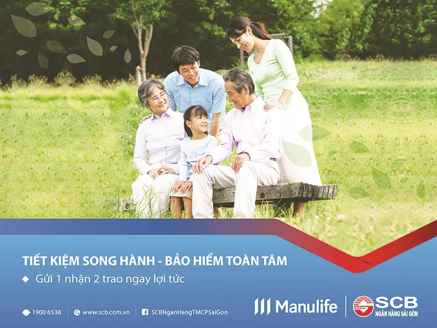 SCB đáp ứng đồng thời nhu cầu tiết kiệm và tham gia bảo hiểm của khách hàng