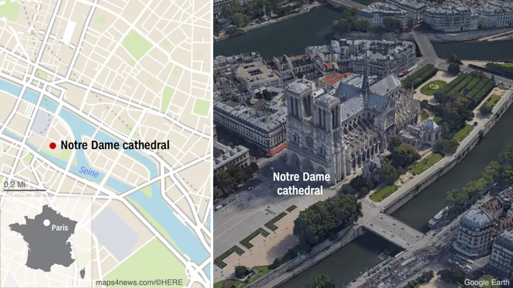 Cháy lớn tại Nhà thờ Đức Bà hơn 850 năm tuổi ở Paris ảnh 11