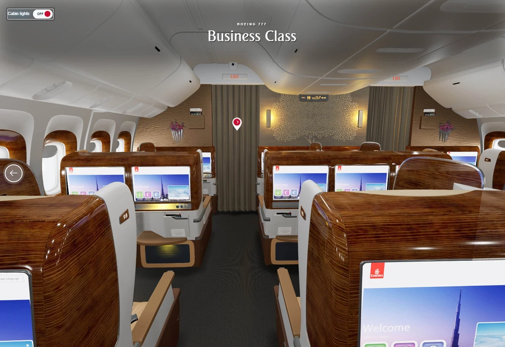 Bay phong cách với ưu đãi hạng thương gia của Emirates