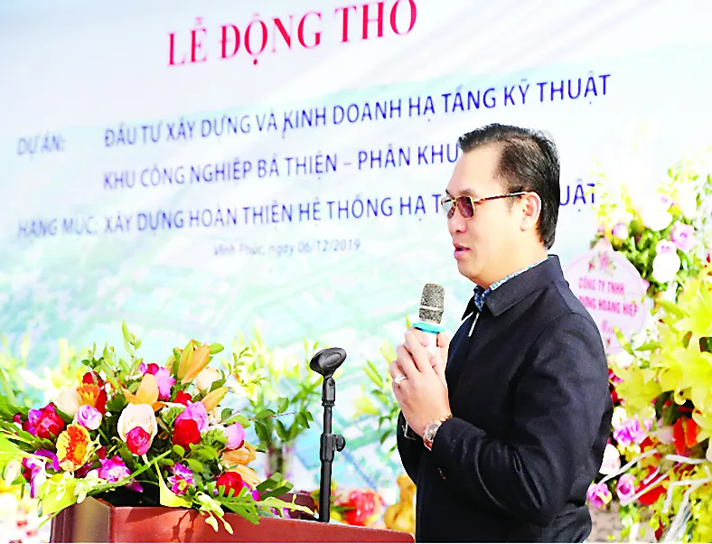 Khởi công Dự án đầu tư xây dựng và kinh doanh hạ tầng kỹ thuật khu công nghiệp Bá Thiện ảnh 1 Khởi công Dự án đầu tư xây dựng và kinh doanh hạ tầng kỹ thuật khu công nghiệp Bá Thiện ảnh 1