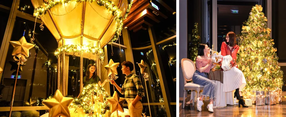 Cây thông “siêu cao khổng lồ” và cây thông “biết bay” tại TPHCM, bạn đã thử chưa? ảnh 3