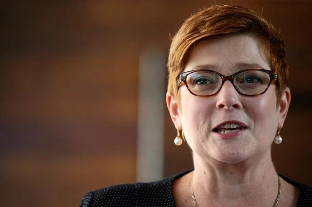 Ngoại trưởng Marise Payne. Ảnh: REUTERS