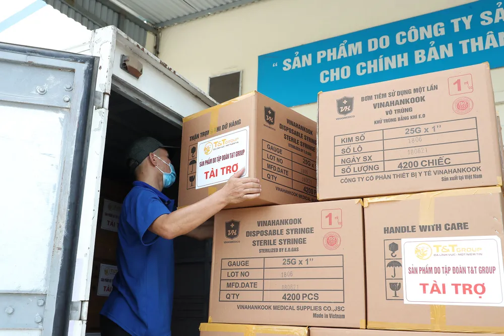 T&T Group tài trợ toàn bộ bơm kim tiêm cho chiến dịch tiêm 150 triệu liều vaccine phòng Covid-19 ảnh 2 T&T Group tài trợ toàn bộ bơm kim tiêm cho chiến dịch tiêm 150 triệu liều vaccine phòng Covid-19 ảnh 2