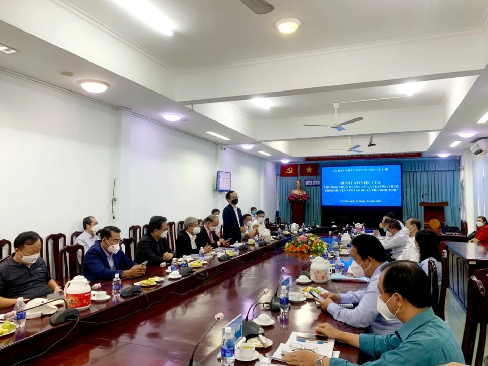 Câu lạc bộ Kết nối Doanh nhân Việt Nam - Quốc tế (VIENC) kết nối Quỹ đầu tư PHIGROUP và Tập đoàn BĐS Đất Xanh làm việc với lãnh đạo huyện Củ Chi ảnh 1 Câu lạc bộ Kết nối Doanh nhân Việt Nam - Quốc tế (VIENC) kết nối Quỹ đầu tư PHIGROUP và Tập đoàn BĐS Đất Xanh làm việc với lãnh đạo huyện Củ Chi ảnh 1
